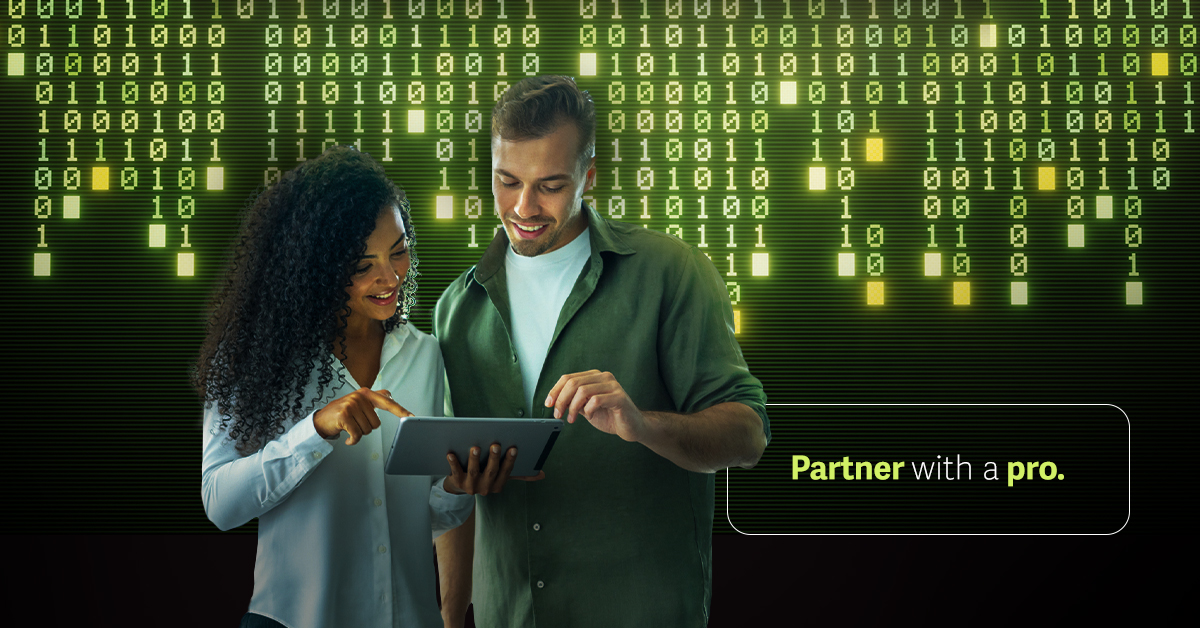 Partner with a pro. (Blog 2)